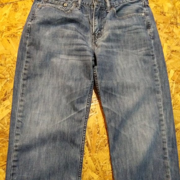 LEVIS 514*MENS*STRAIGHT LEG JEANS* SIZE 32W x 32L*MED BLUE WASH - Picture 5 of 7